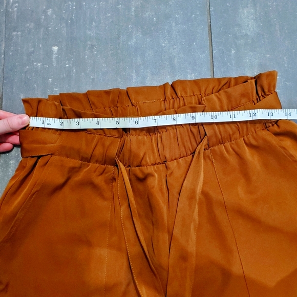 Beige Paper Bag Pants - Picture 2 of 3